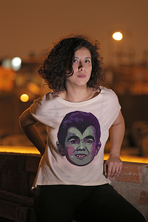 Polo 'EDDIE MUNSTER' · Color hueso · Tallas: Estándar Precio: 50 soles EN STOCK