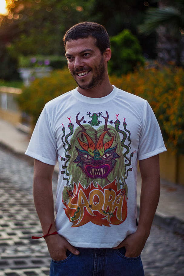 Polo 'SAQRA' · Color Blanco · Tallas: M Precio: 60 soles EN STOCK