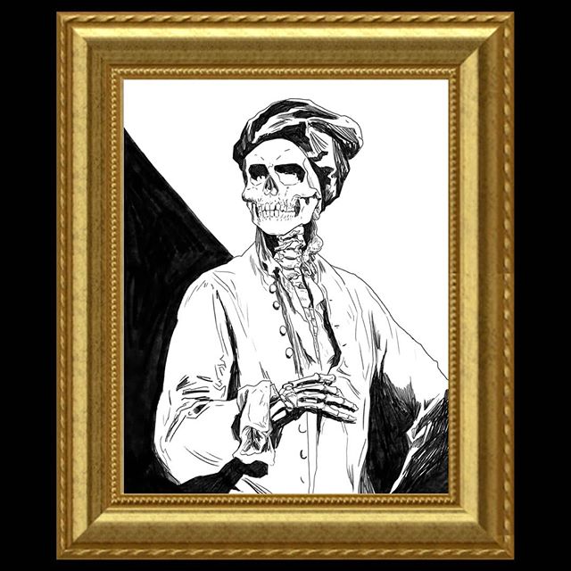 10.11.19 (After Sir Godfrey Kneller's portrait of Charles Fitzroy, 2nd Duke of Grafton, 1703-05)

#dapperskeleton #dapper #skeleton #skull #fashion #style #logicink #drawing #illustration #tradition #art #ink #inktober #inktober2019 #18thcentury #gen