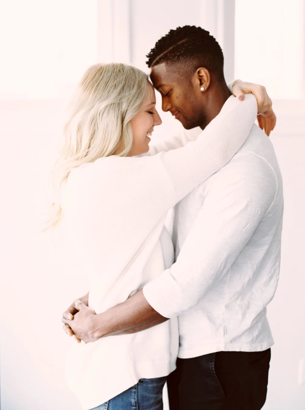 Couples Photographer | In home engagement session | Calgary couples photography