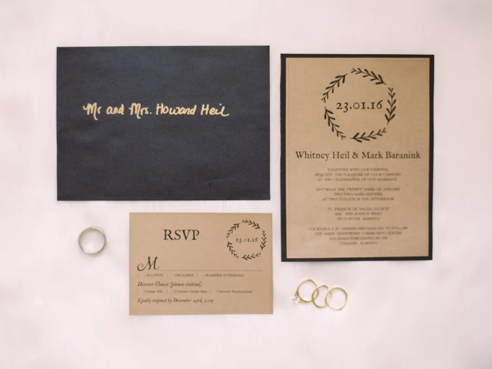 Winter wedding | Calgary wedding photographer | snowy weddings
