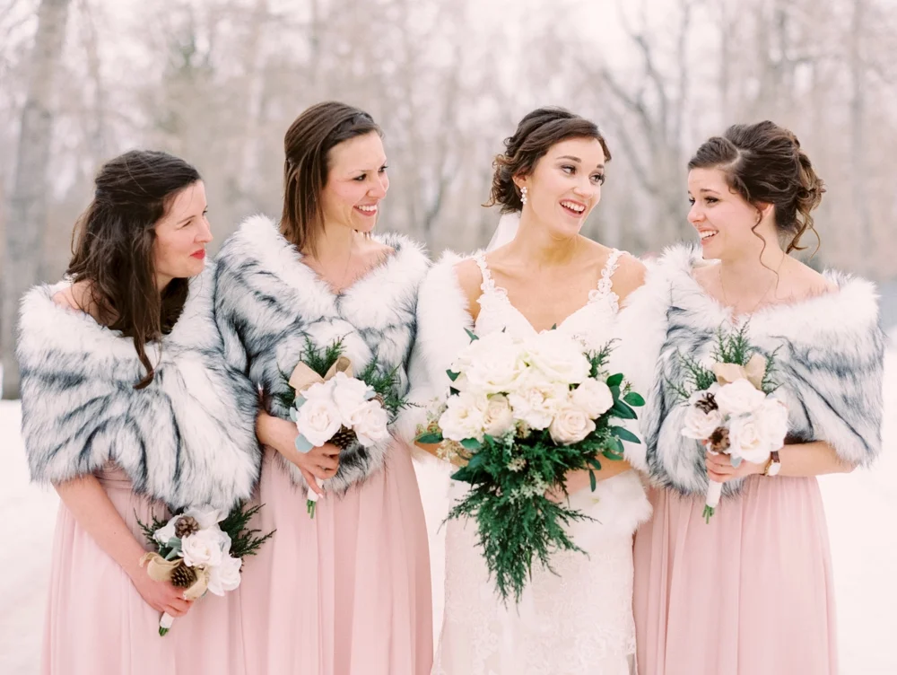 Winter wedding | Calgary wedding photographer | snowy weddings