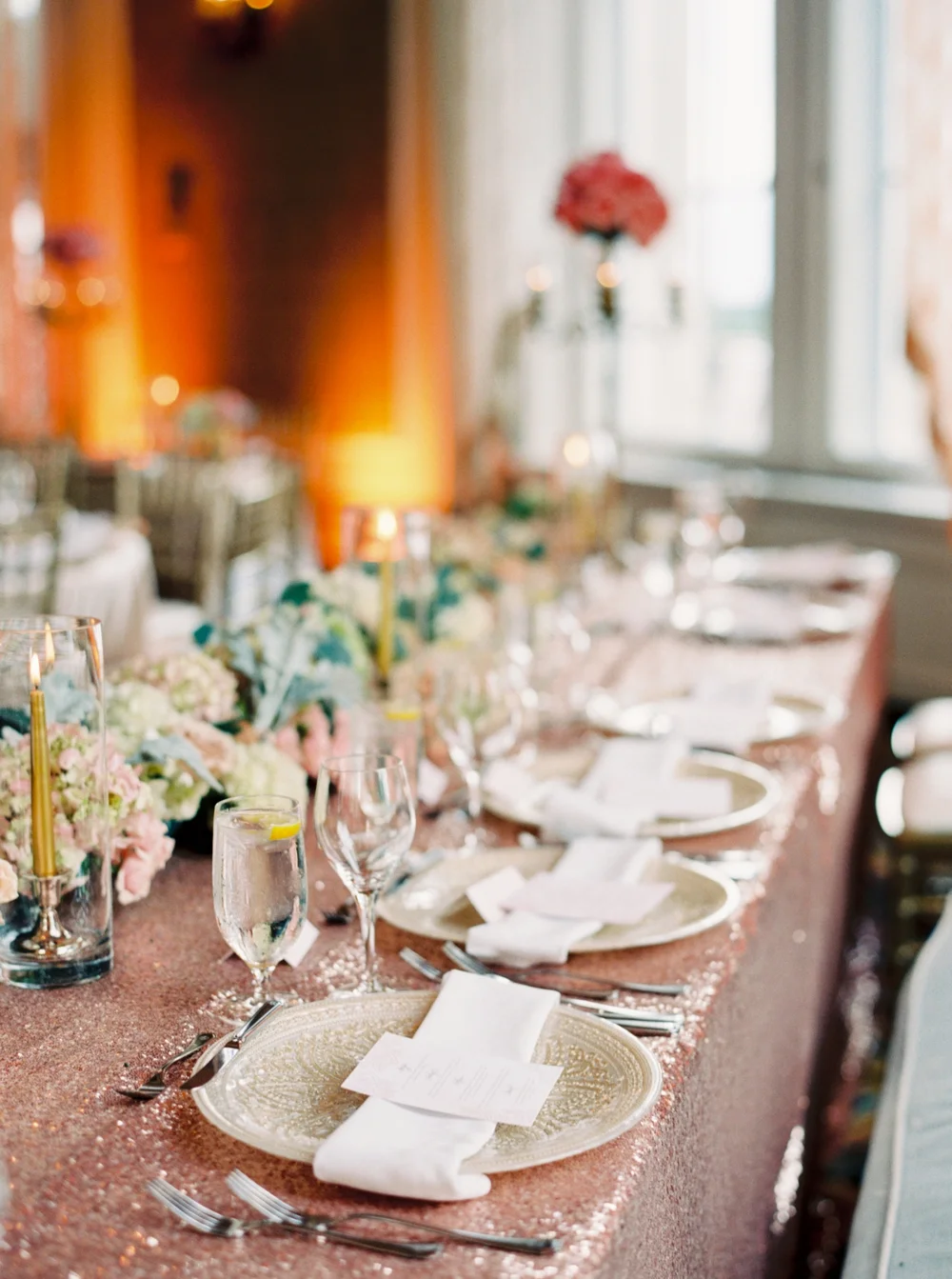 Calgary Wedding Photographer | Fairmont Hotel Macdonald Wedding | J'adore Weddings & Events Design | Edmonton Photography | Fine Art Film Wedding Photographer | Wedgewood room elegant reception decor