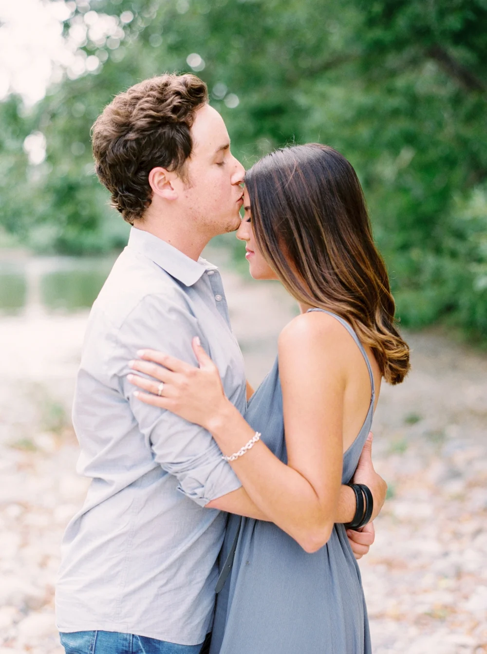 Calgary Wedding Photographers | Downtown Calgary Engagement Session | Mission River Session | Ducks Engagement Photography