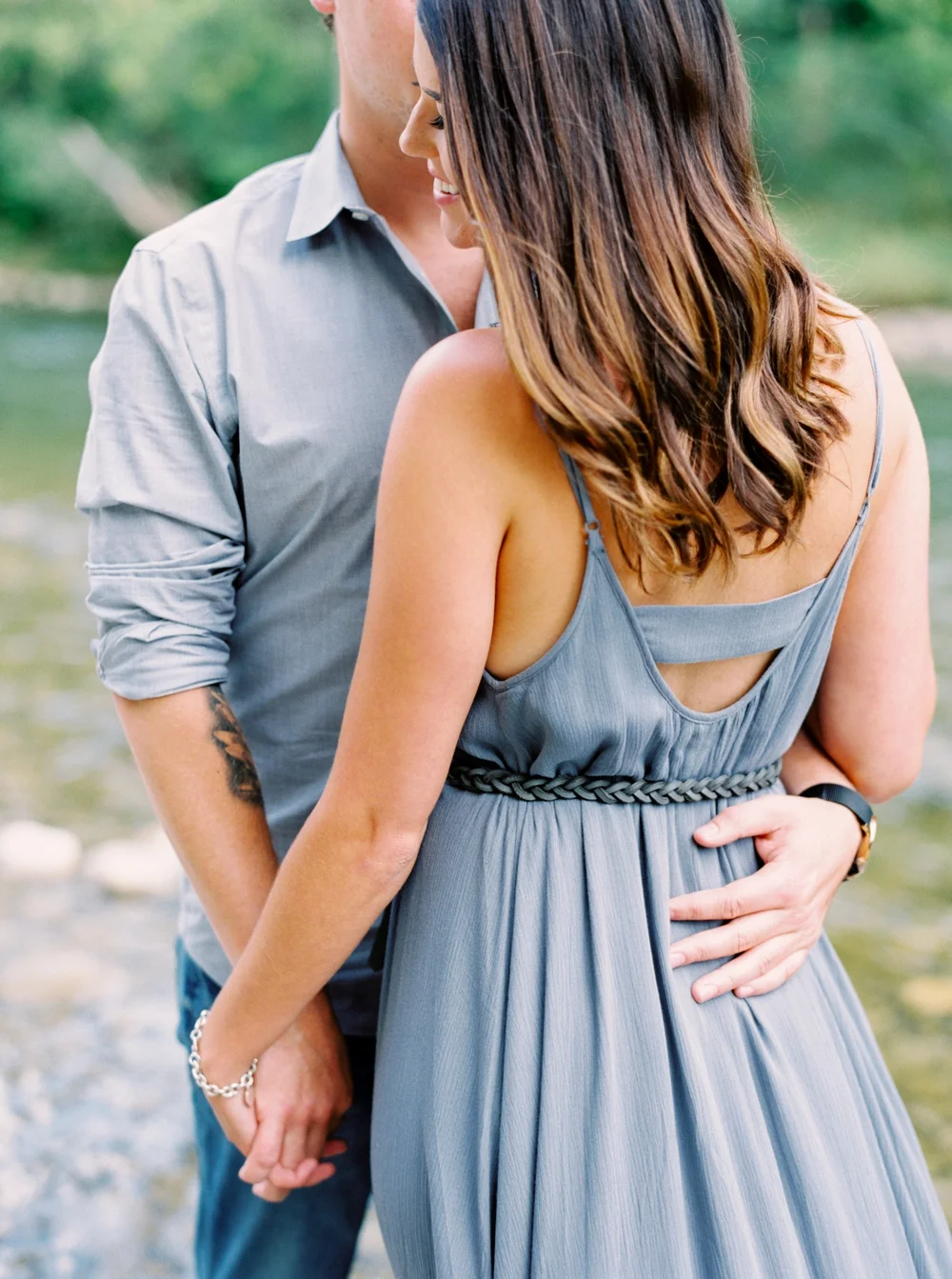 Calgary Wedding Photographers | Downtown Calgary Engagement Session | Mission River Session | Ducks Engagement Photography