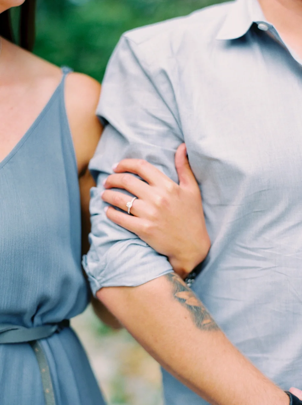 Calgary Wedding Photographers | Downtown Calgary Engagement Session | Mission River Session | Ducks Engagement Photography