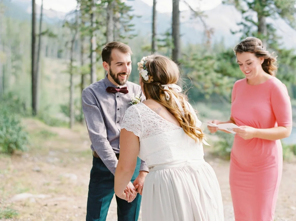 Calgary Canmore and Banff Rocky Mountain Wedding Photographer | Kananaskis Mountain Intimate wedding elopement | Justine Milton Photography