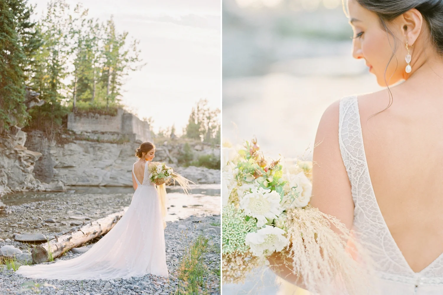Banff Lake Louise wedding photographers | Editorial Wedding Photographer | Kananaskis County | Justine Milton Fine Art Film Photography