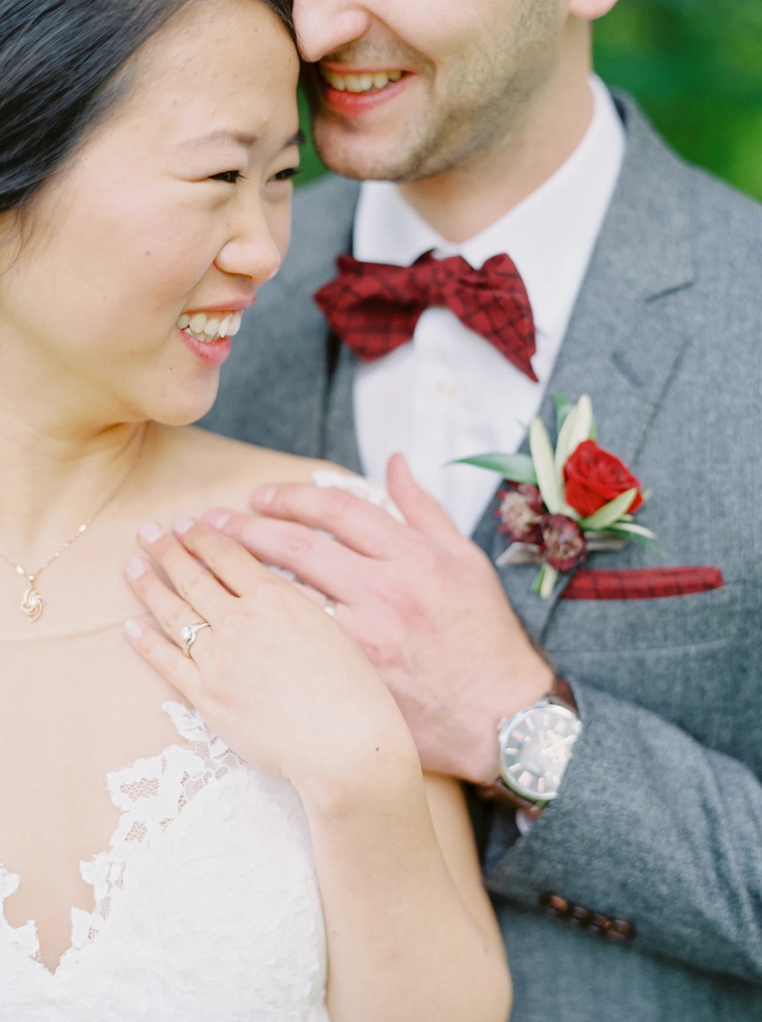 Calgary wedding photographer | fine art film photography | Calgary Wedding Photographers | Calgary couples photographer | Justine Milton Photography | bowtie | couples portrait