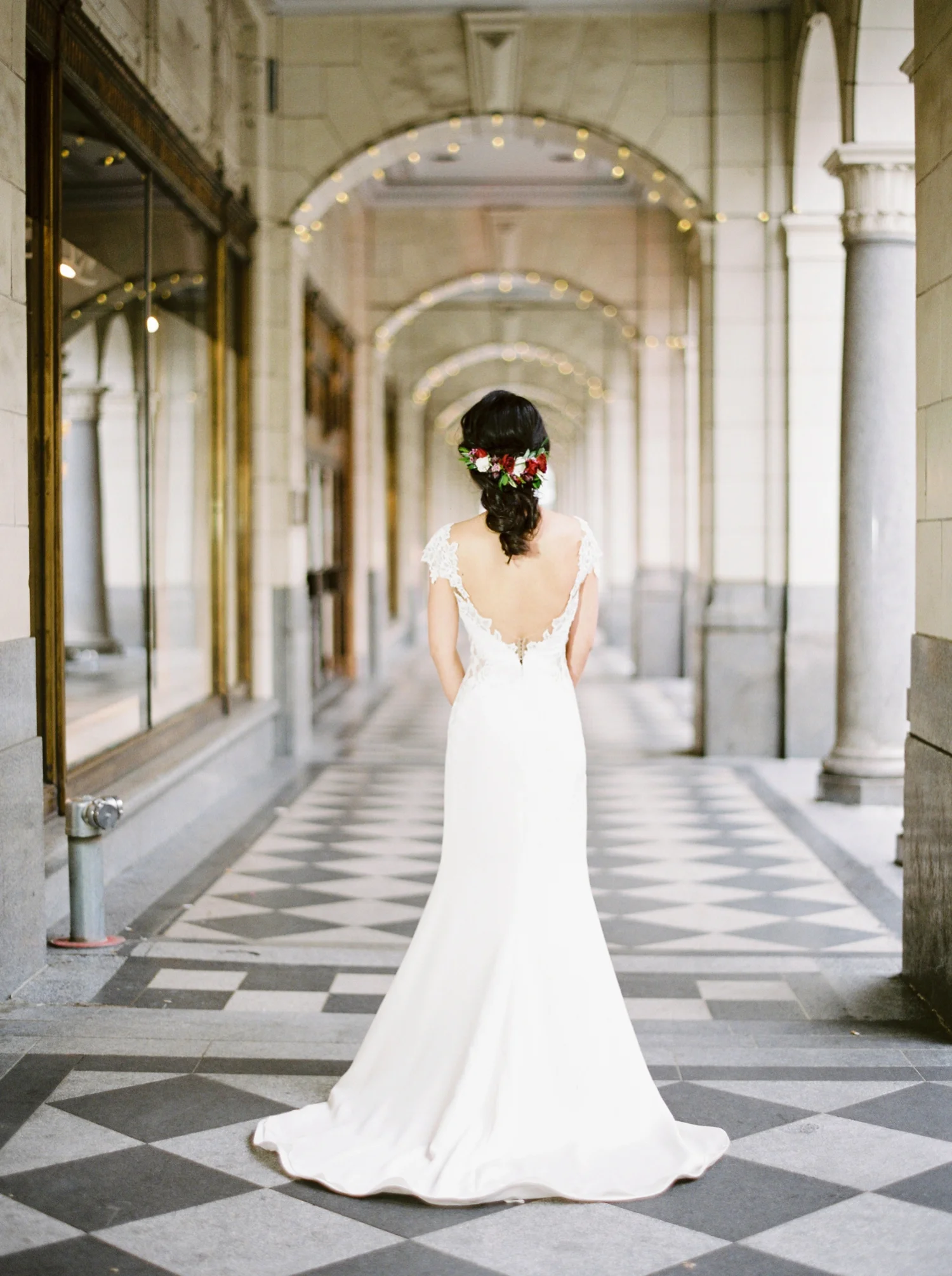 Calgary wedding photographer | fine art film photography | Calgary Wedding Photographers | Justine Milton Photography | workshop wedding | bride hairstyle | wedding dress