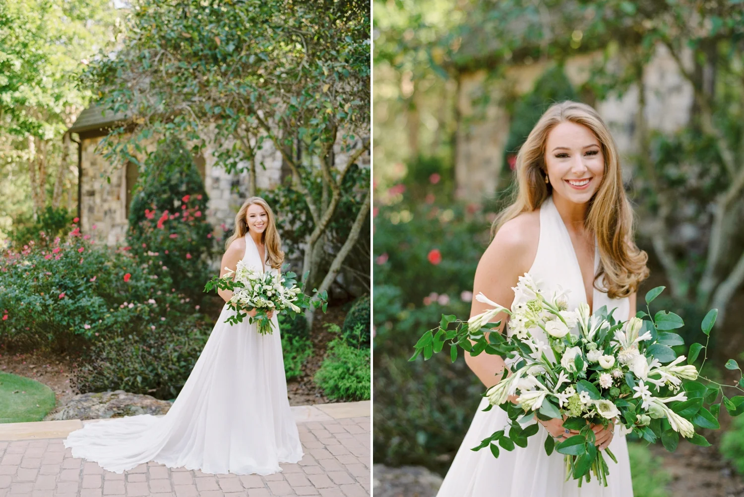 Calgary wedding photographers | georgia wedding photographers | fine art film | Justine Milton Photography | georgia wedding | wedding dress | pastel bouquet | pastel wedding inspiration