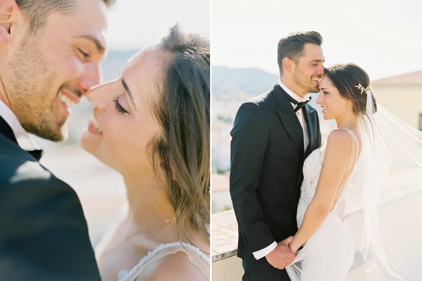 Spetses greece destination wedding photographer | Poseidonion Grand Hotel Wedding | Justine Milton fine art film photography | black and colorful glamorous wedding inspiration