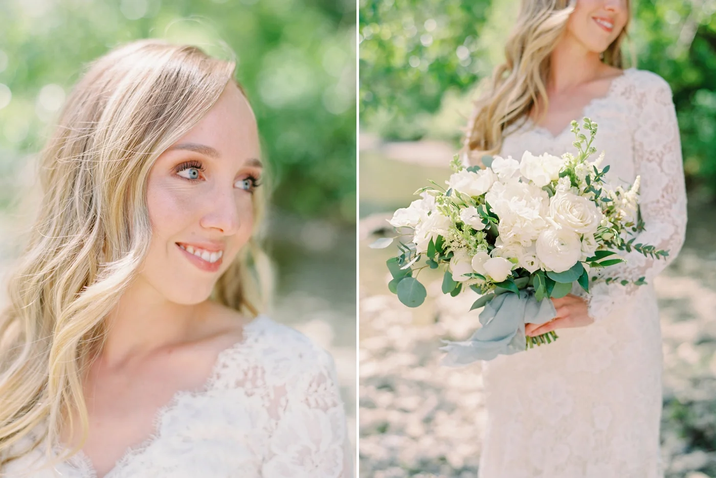 Calgary wedding photographers | The Gathered Farm Wedding | Justine milton fine art film photographer | bride portraits white bridal bouquet white peonies