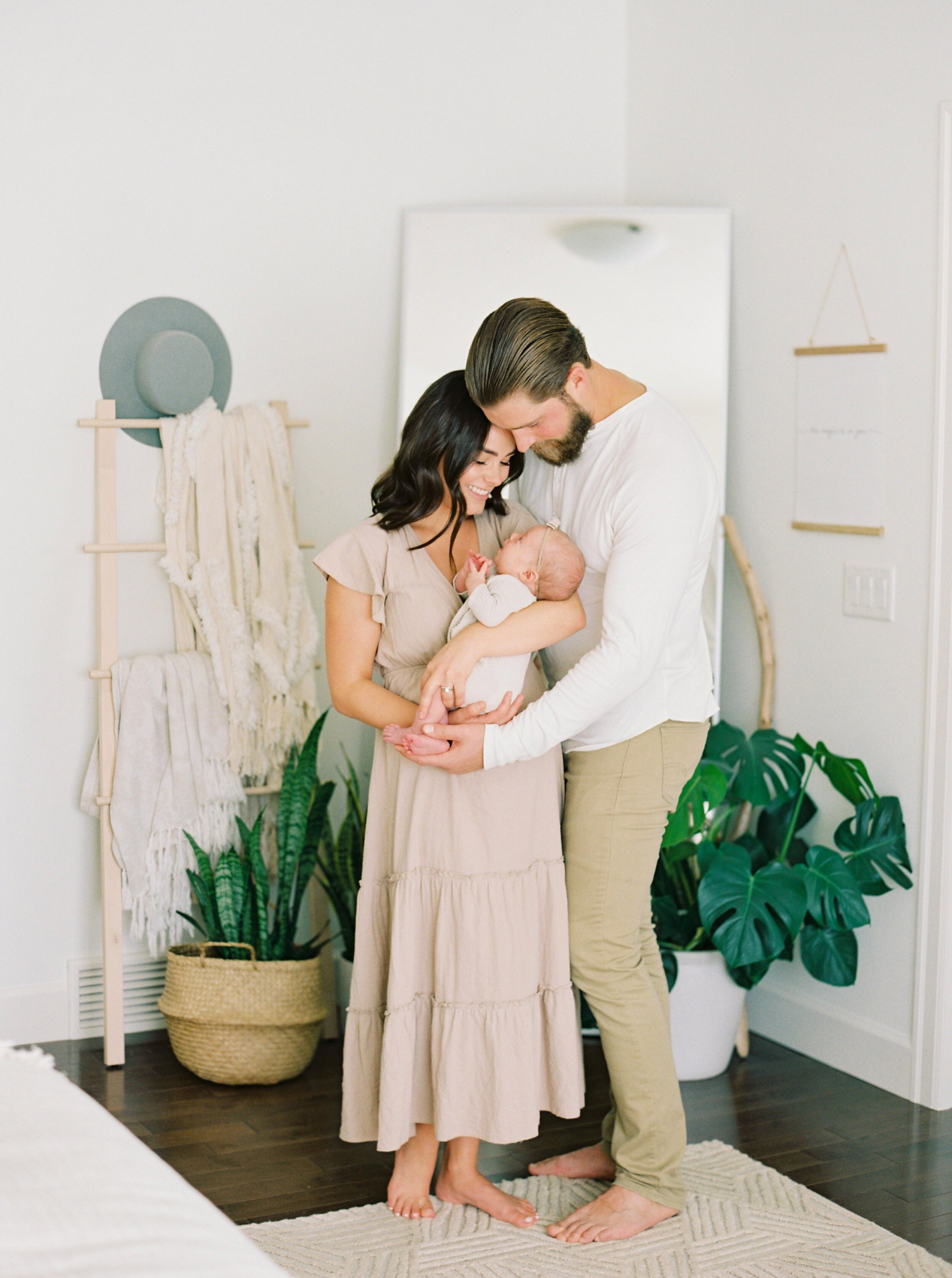 In Home Newborn Session — Calgary Wedding Photographers | Justine ...