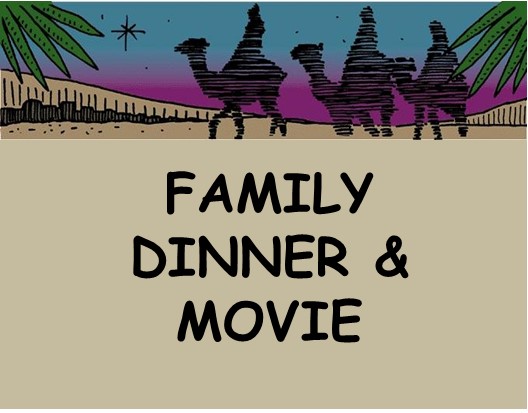 Share the joy of the Christmas season with this family event. Everyone is welcome to join us on Tuesday, Dec. 6th, from 6 to 8 p.m. for a kid-friendly meal, a 23 minute animated film "The Very First Noel", and a family carol sing. KIDS 12 & UNDER ARE FREE, Adults $7. Proceeds benefit Kemble's free community lunch mission. Tickets here