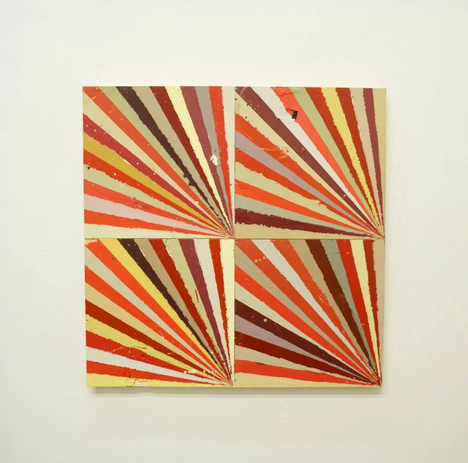 UNTITLED (Four Reds & Tan) 2014