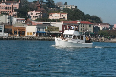 Cimba cruising off Sausalito Photo courtesy of S.F. Bay Adventures.