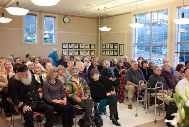 Margo St James second from left front row.