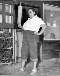 Juanita Musson cut a formidable figure in her heyday. Photocourtesy of Sausalito Historical Society