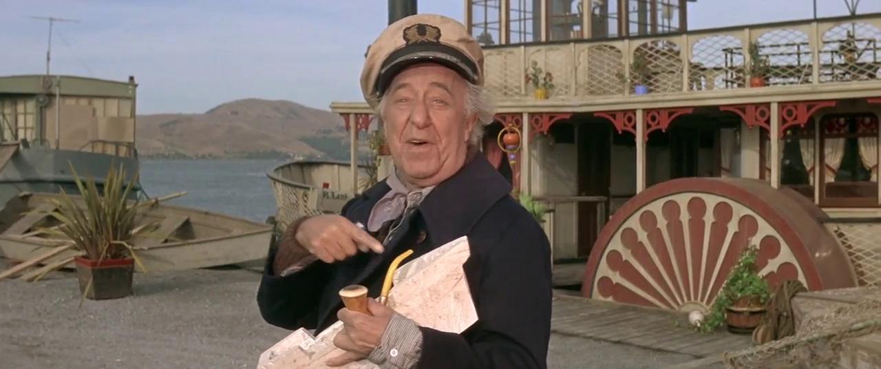 Ed Wynn (foreground) and Jimmy Stewart on Gate 6 Road Photo: Twentieth Century Fox