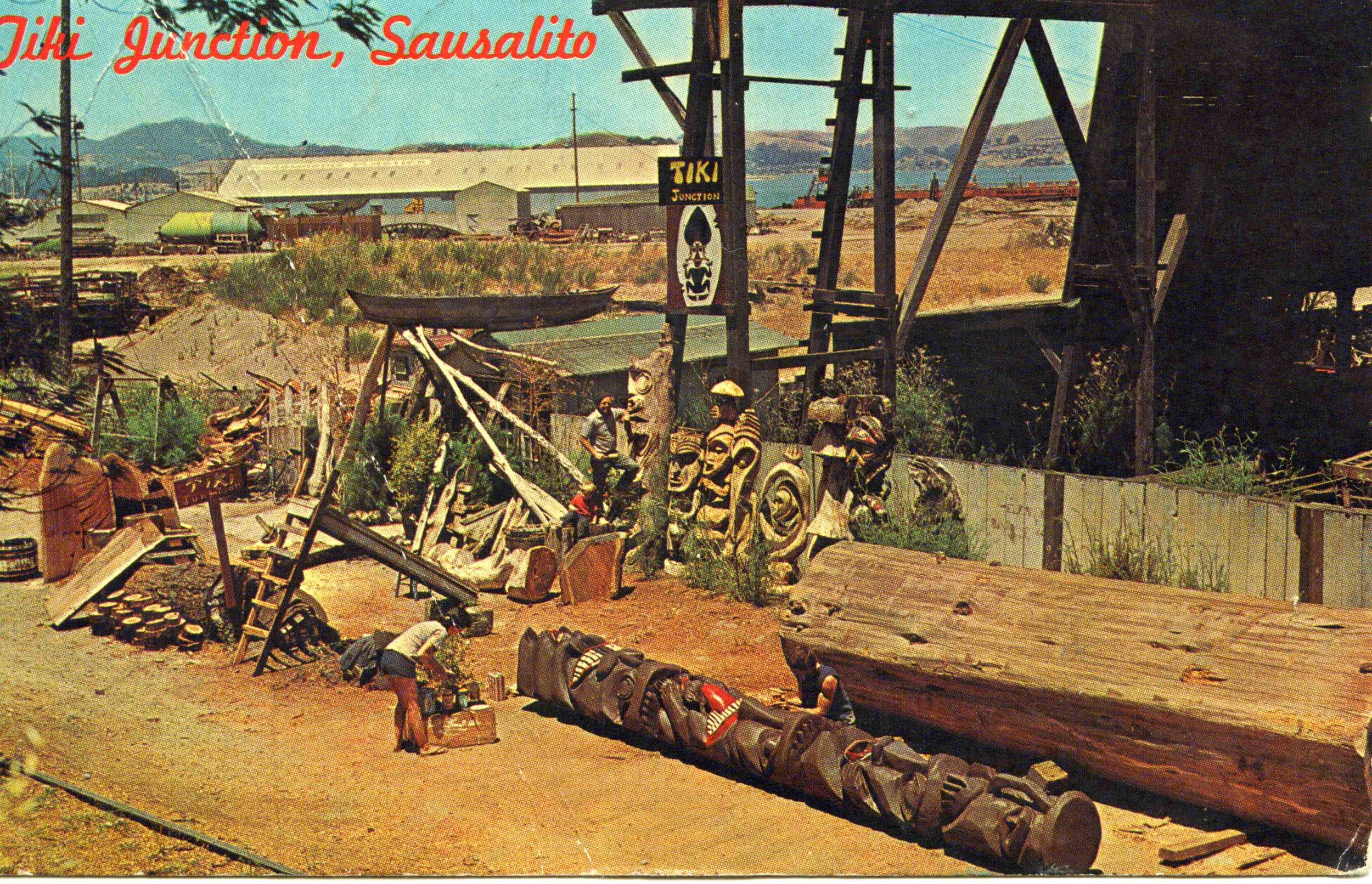 Tiki Junction was so famous, it even had its own postards. Photo courtesy ofSausalito Historical Society