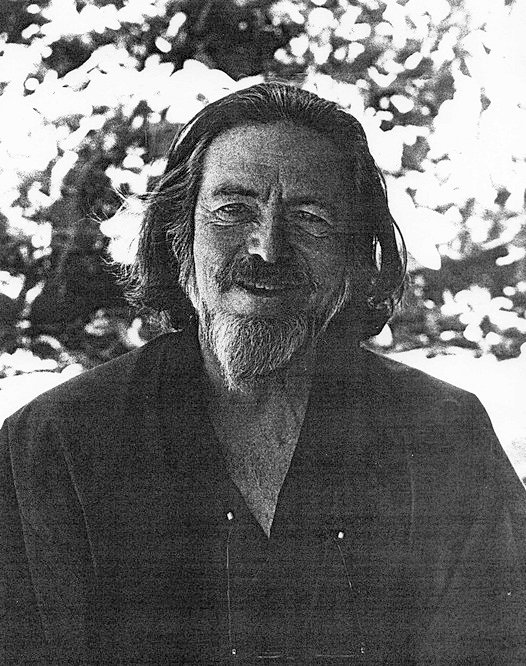 Alan Watts aboard the Vallejo. Photo courtesy of Sausalito Historical Society