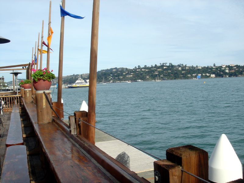 The deck of The Trident was featured in movies such as Woody Allen’s “Play it Again, Sam.” Photo Courtesy of The Trident Restaurant