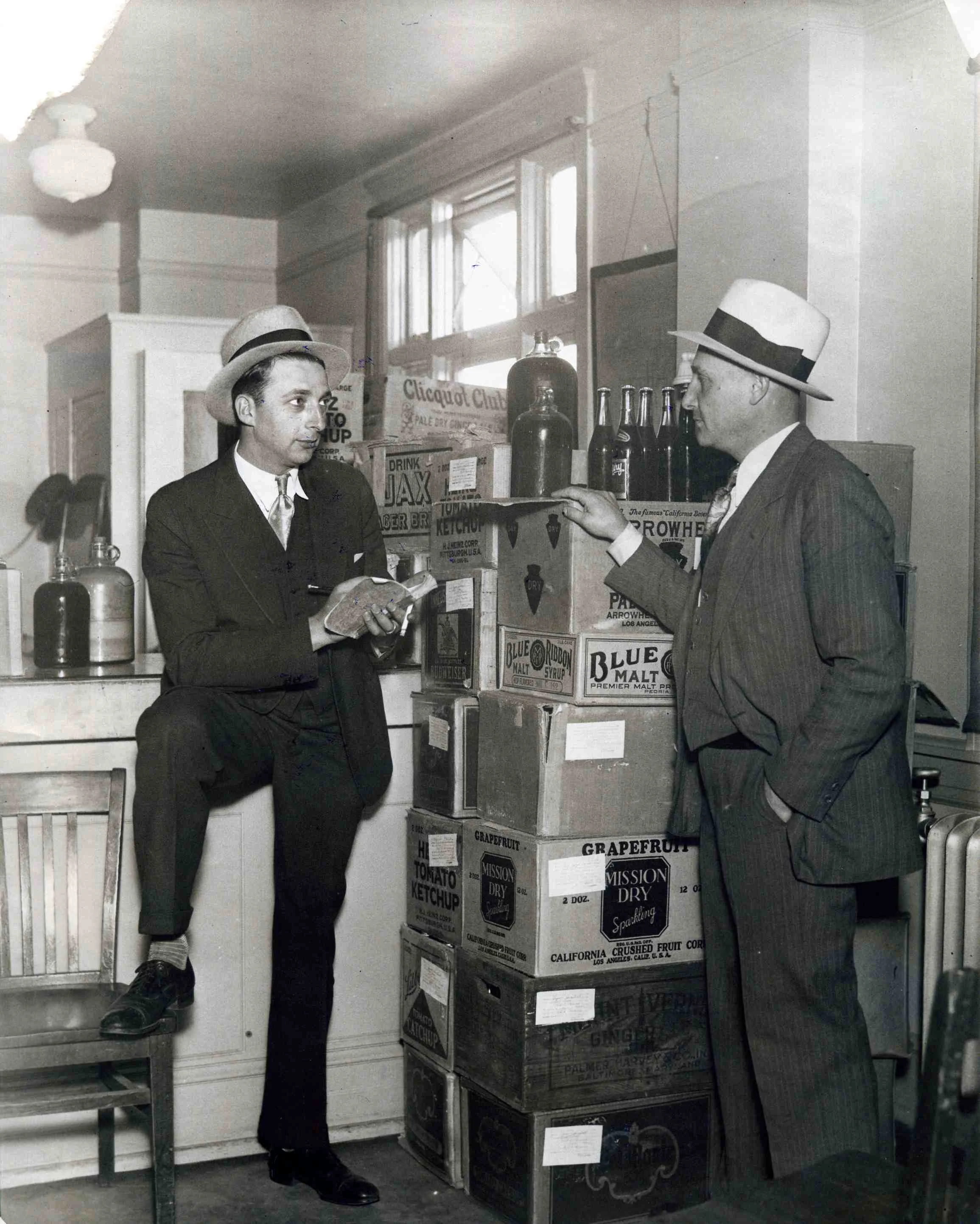 Federal Prohibition officers, know as “prohis,” dogged young Swede Pedersen and other Sausalito bootleggers. Photo courtesy of Sausalito Historical Society.