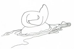 Sea Lion drawing by Bill Dempster from “Saucelito-$au$alito.”