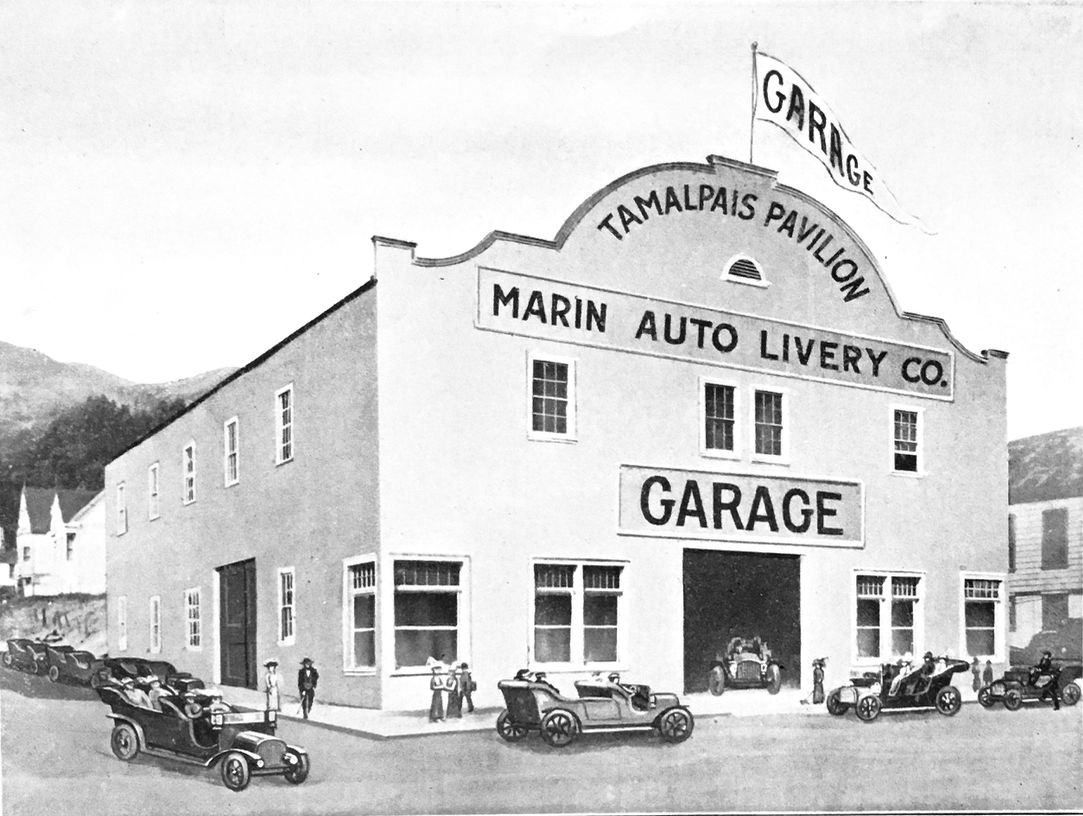 The second floor Tamalpais Pavilion had a seating capacity of 1800 patrons. Photo courtesy of Sausalito Historical Society