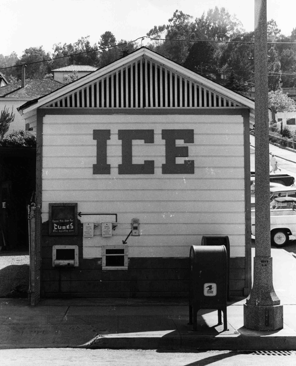 The Ice House was a coin-operated vending facility for many years.