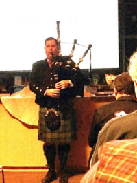 Scottish Piper Closed the Presentation Photo By Teddy Hathaway
