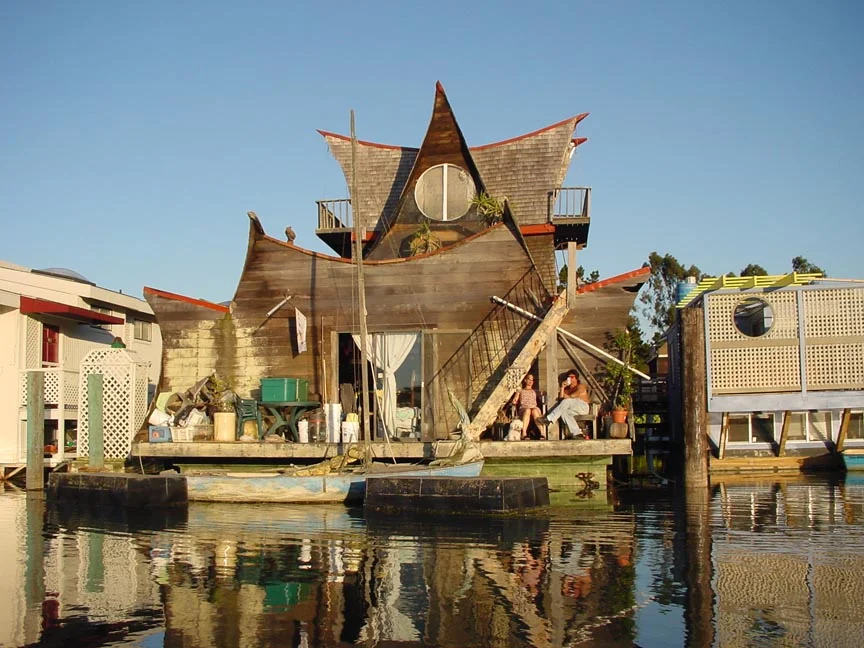 The Owl has been an iconic houseboat since the 1970s. Photo courtesy of Sausalito Historical Society