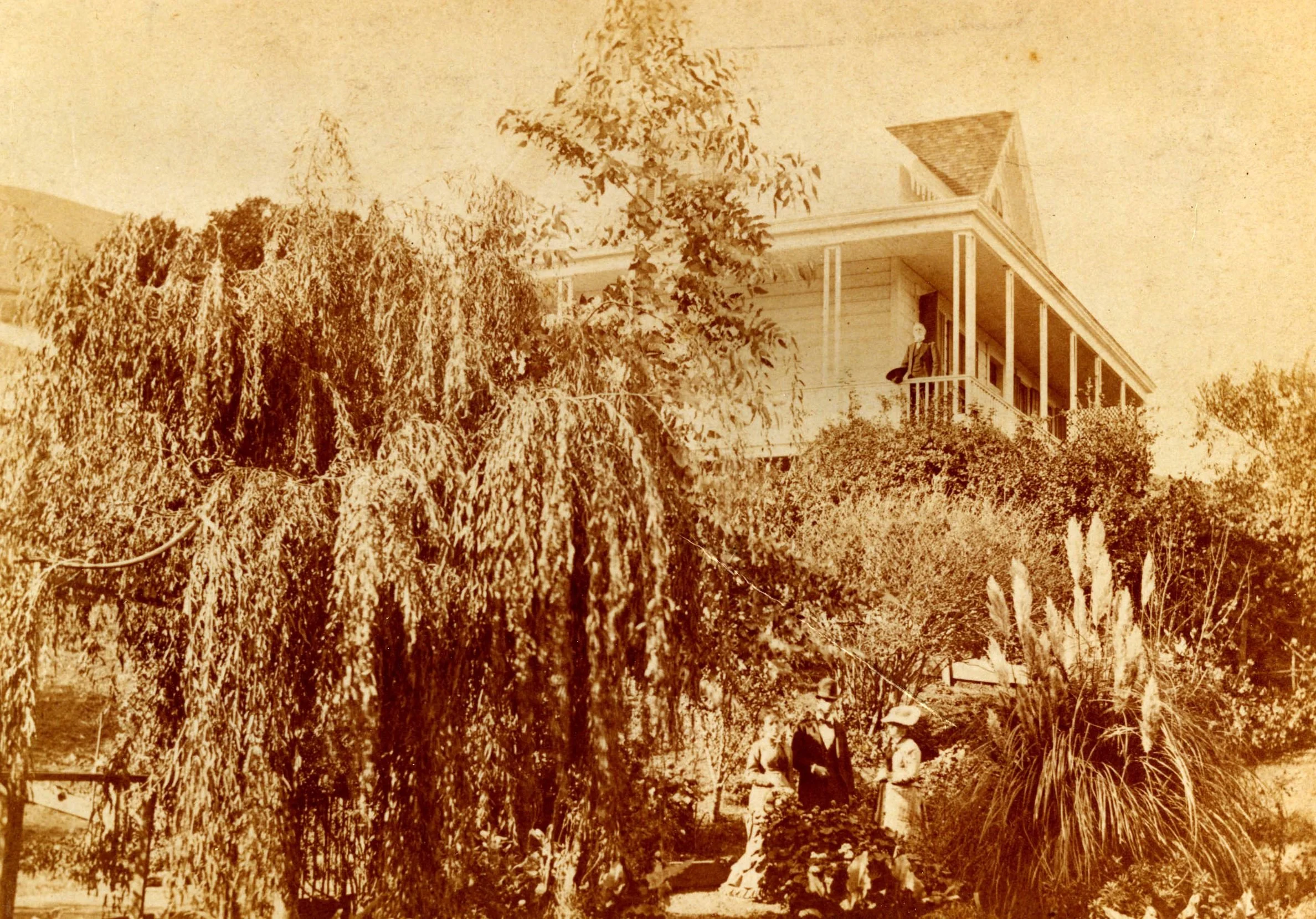 The Gardner House, now Sausalito’s oldest home, as it looked in the 1800s. Photo courtesy of Sausalito Historical Society