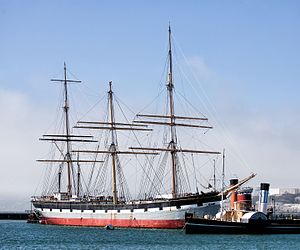 The Balclutha moored at the Hyde Street Pier Courtesy Photo