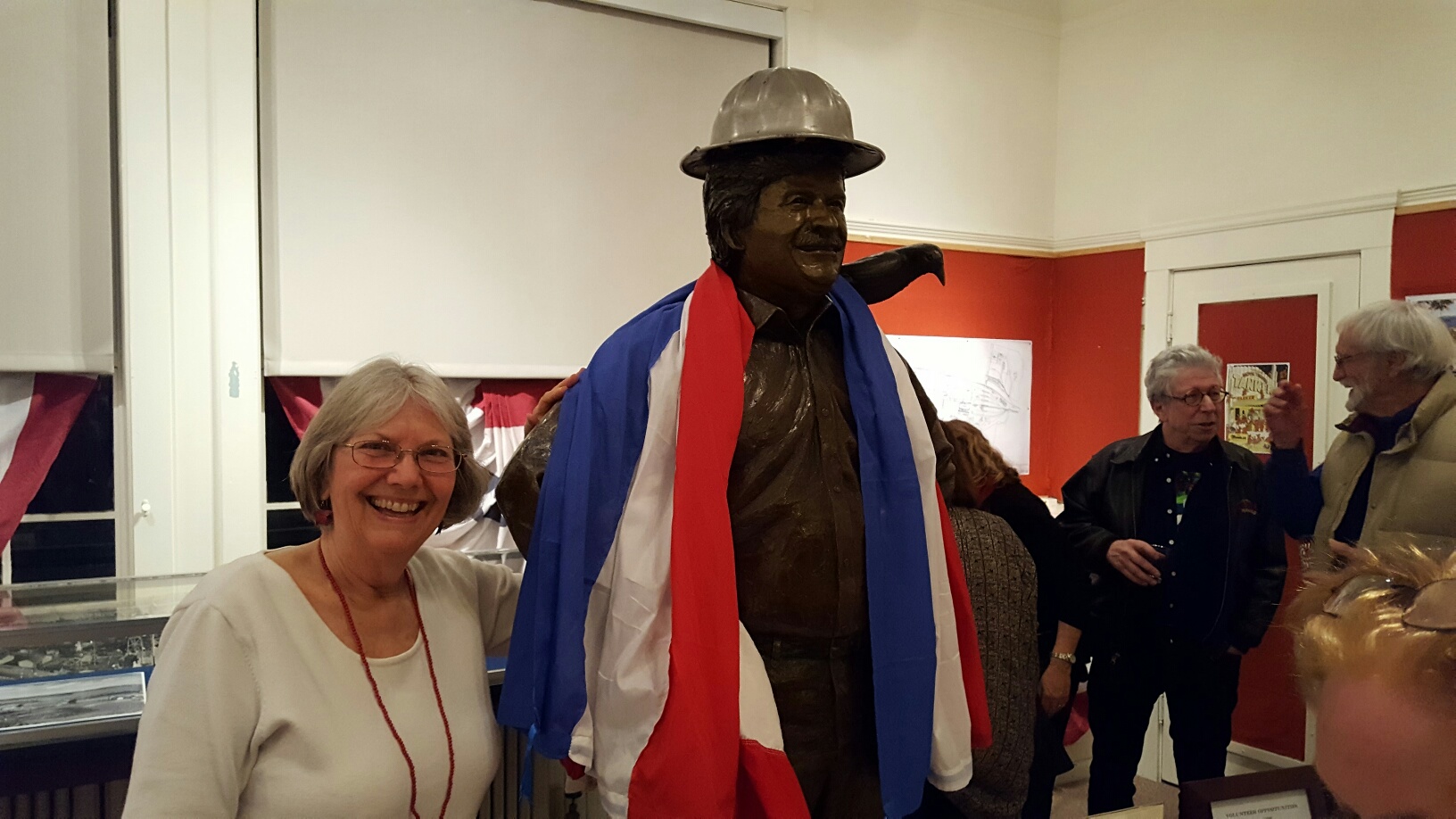 Phil gets a new hat! Marinship75 Reception 