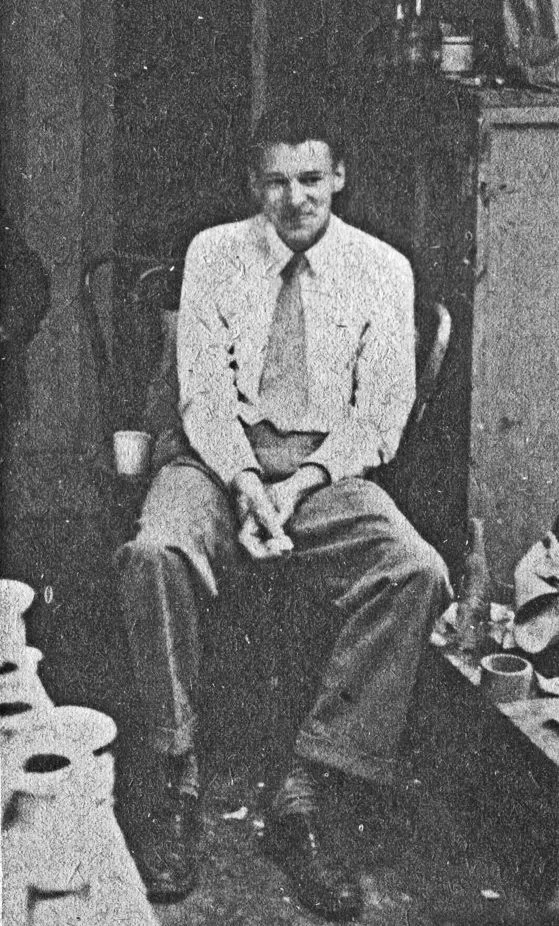 Portrait of Richard Diebenkorn as a young artist. Photo courtesy of Sausalito Historical Society