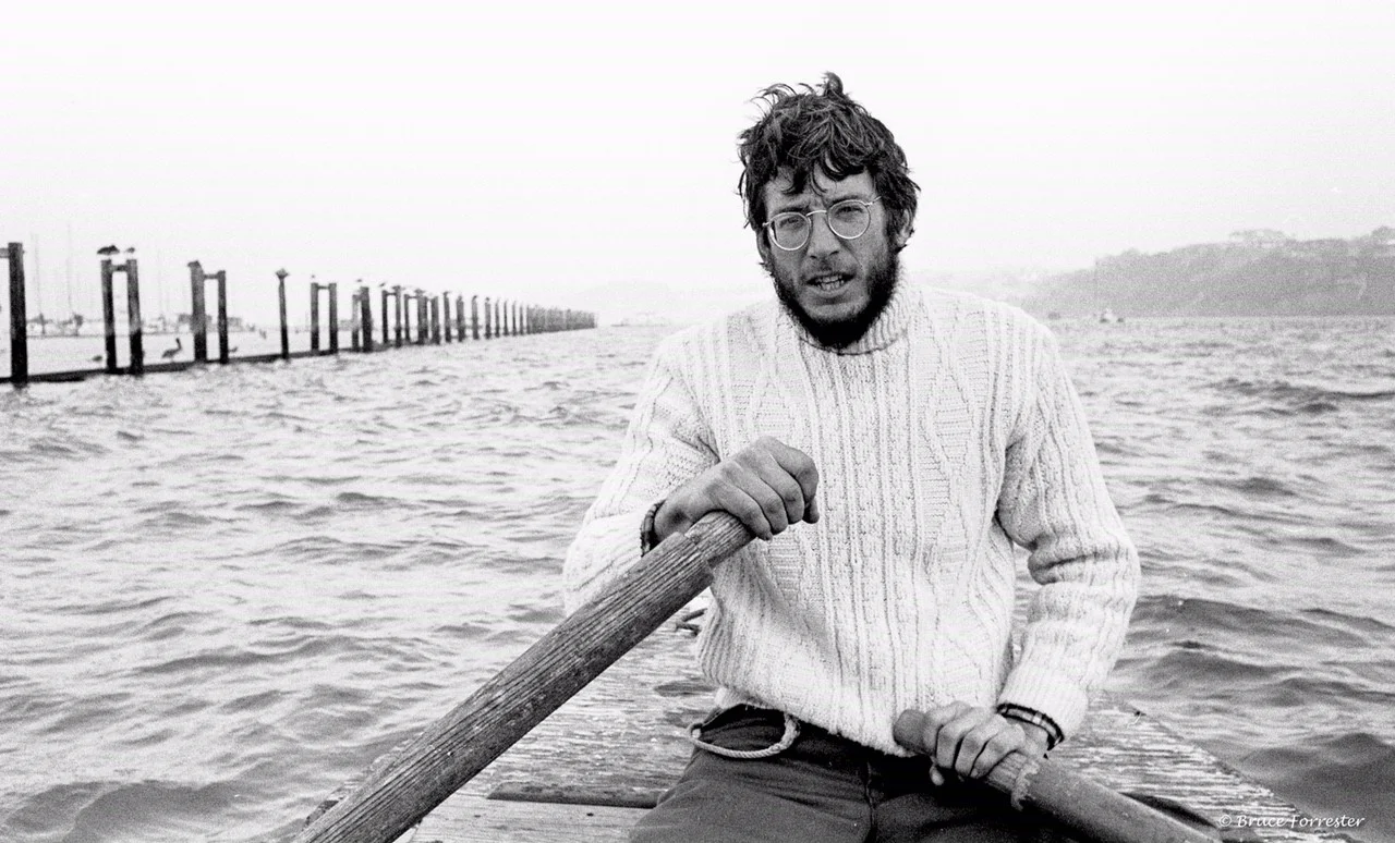Keith on the Bay, back in the day. Photo by Bruce Forrester