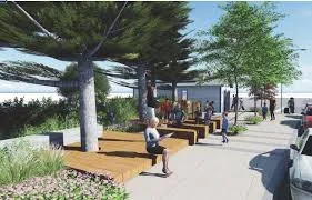 Ice House Plaza -Artist Concept