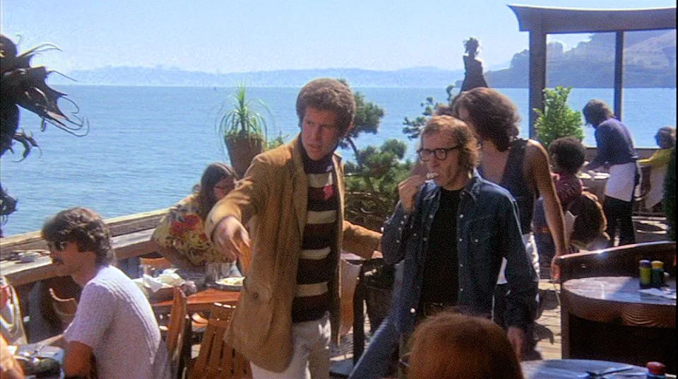 PHOTO FROM MOVIE-TOURIST.BLOGSPOT Woody Allen and Tony Roberts visit the Trident
