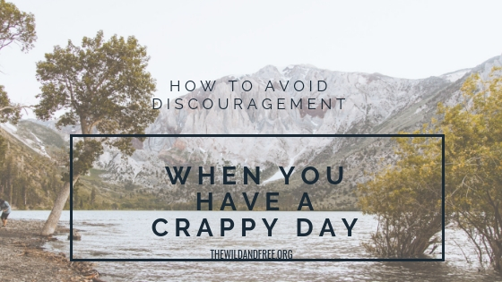Avoid Discouragement When You Have A crappy day. Tips on changing your attitude for the better when things don't go your way. How to get a better attitude is something that we all need to know. Check out these tips to learn how.jpg