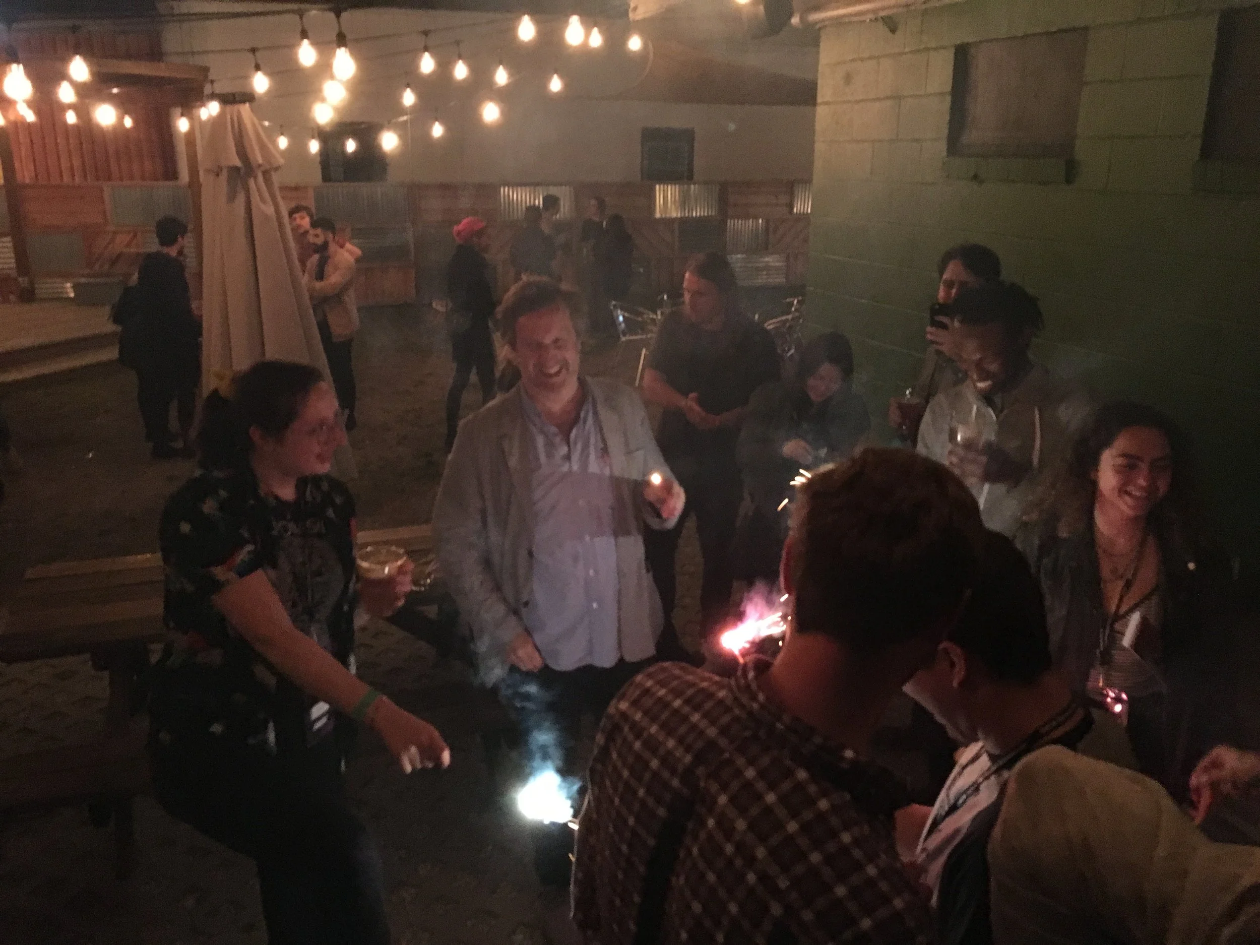 V8 Kase Starting a Fire at the After Party.jpg