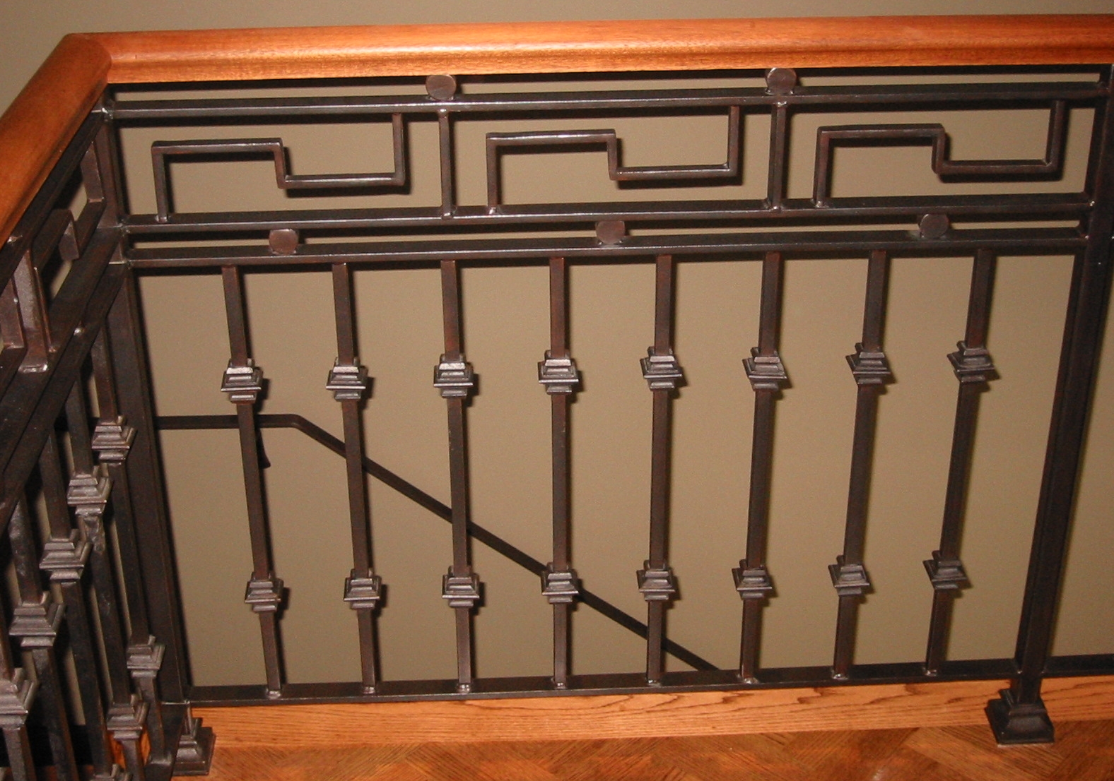 Greek Motif Interior Balcony Rail