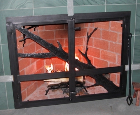 Branch Motif Firescreen