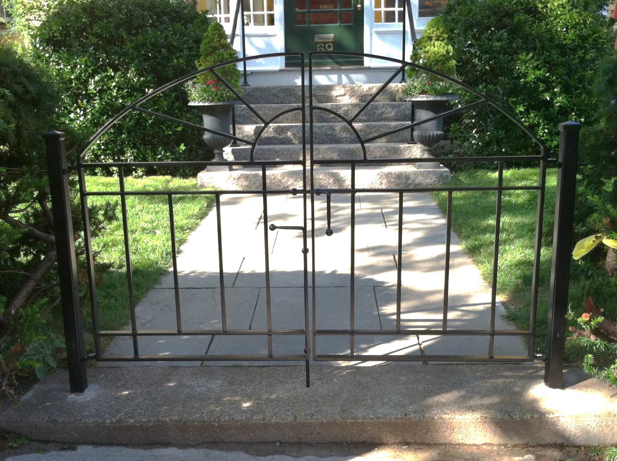 Front Walkway Double Gate