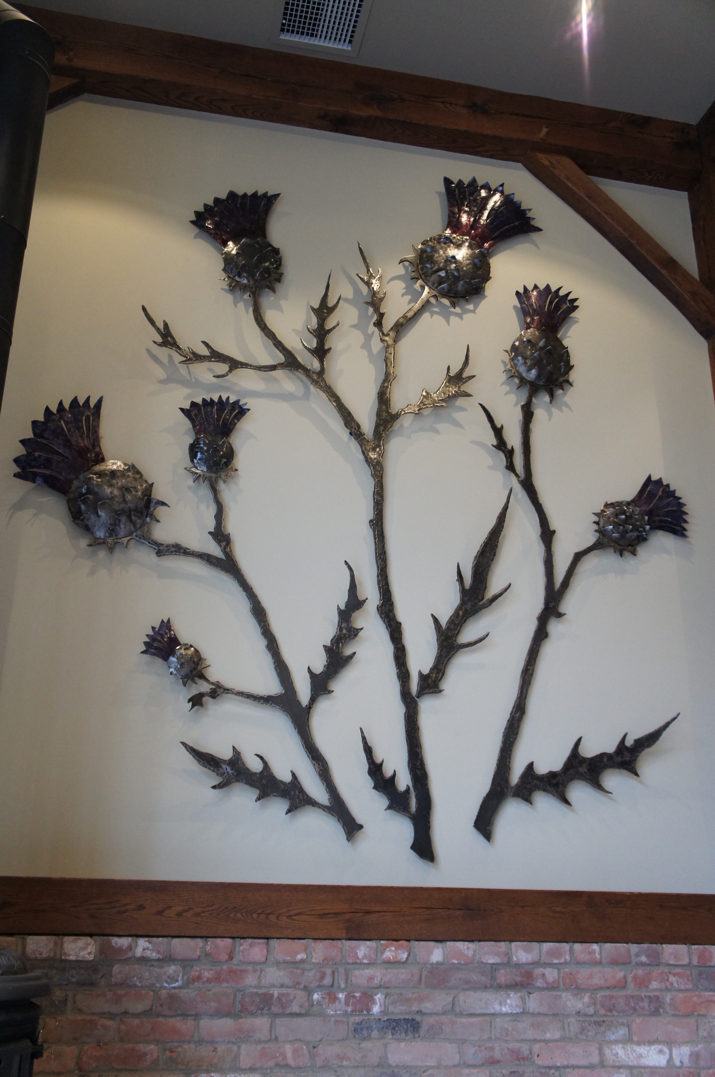 Thistle Wall Sculpture