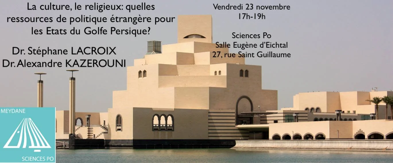 Le 23 novembre 2018 Organisée par Meydane SciencesPo