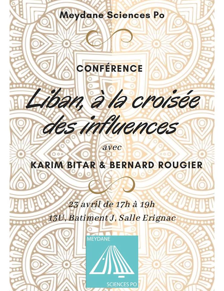 Le 23 avril 2019 Organisée par Meydane SciencesPo
