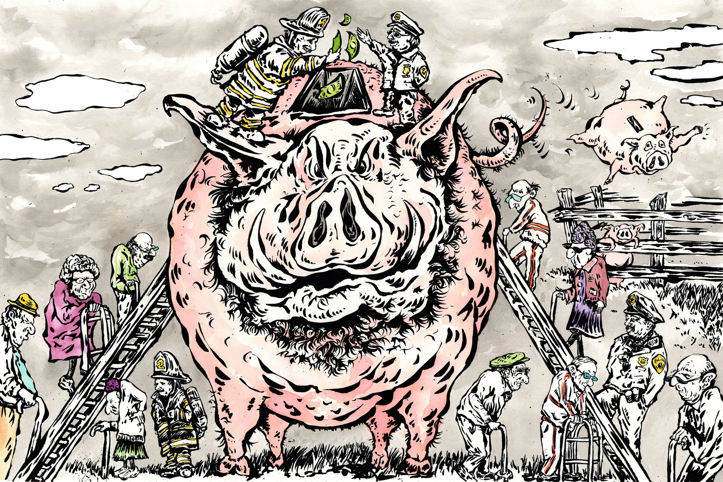 Pension Fund Corruption, Everyone's Paying but Wall Street Village Voice - January 2017