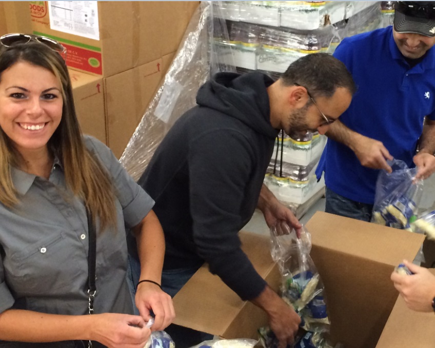 Leann, Steve and Anwar working hard at Capuchin